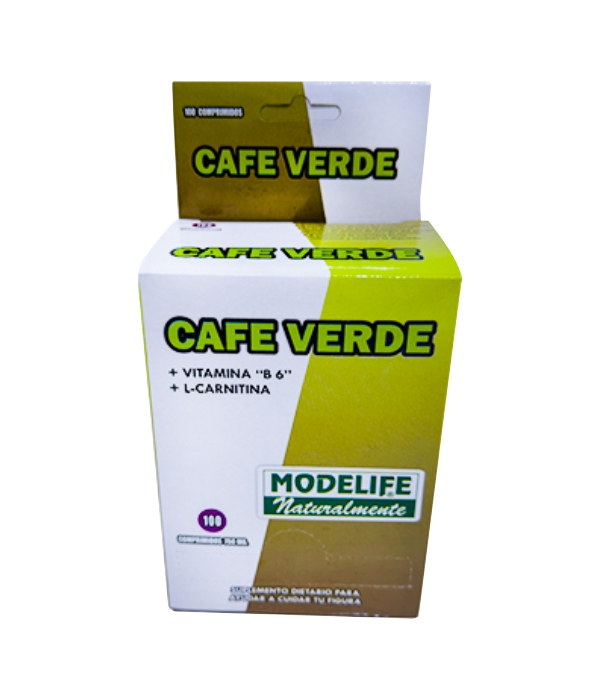 nubefan Tienda pro Almagreen 2511031329 Café Verde x 100 comp - Modelife - Imagen 1